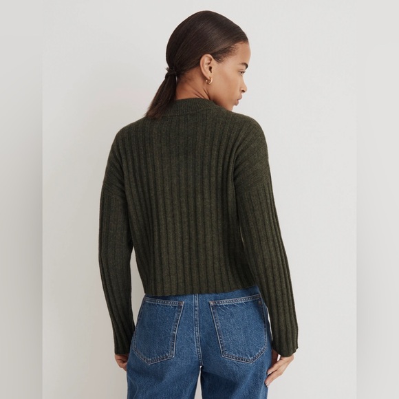 Madewell Mockneck Crop Sweater Size XS - Picture 5 of 9
